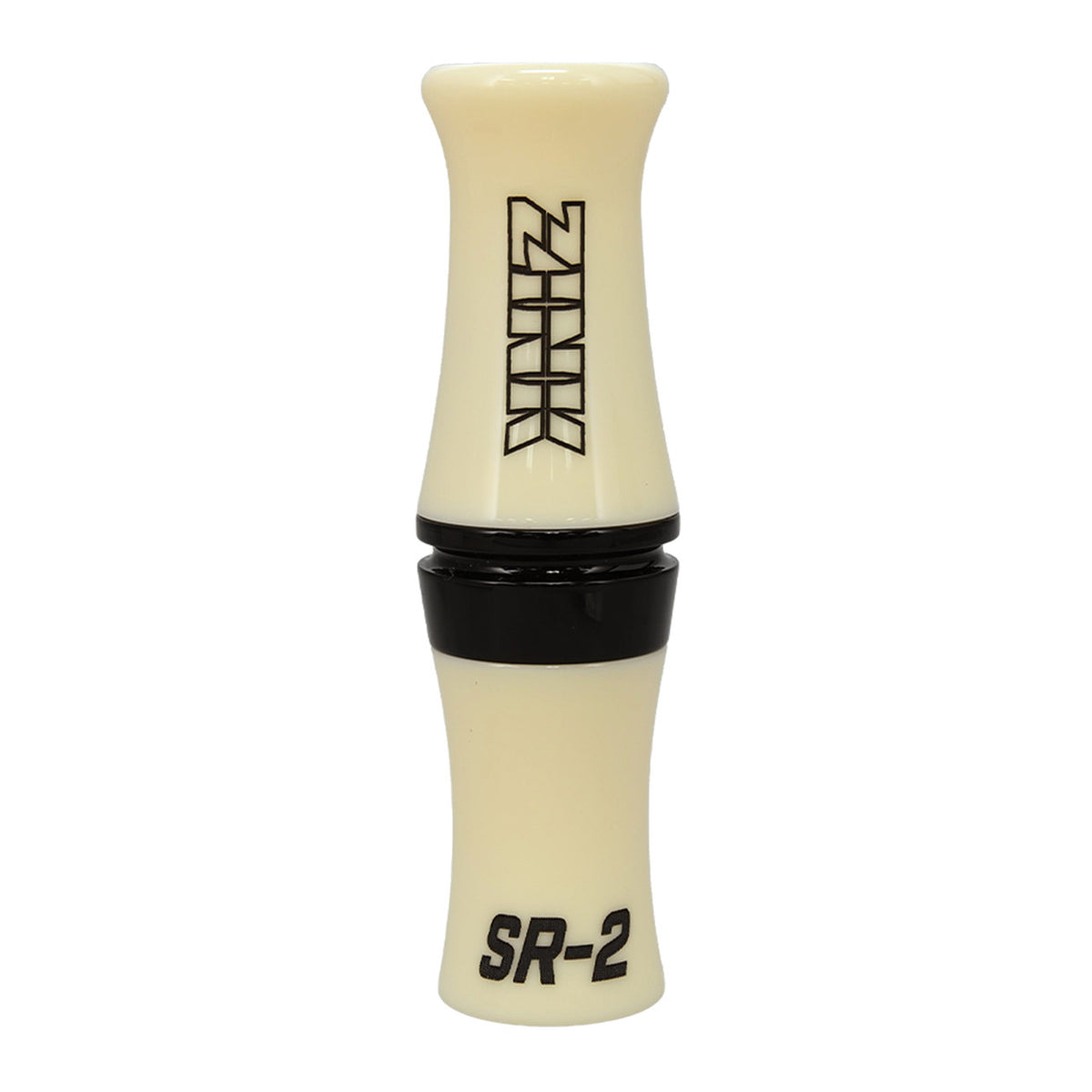 Image of the Zink Calls Paralyzer SR-2 Goose Call in Ivory / Black
