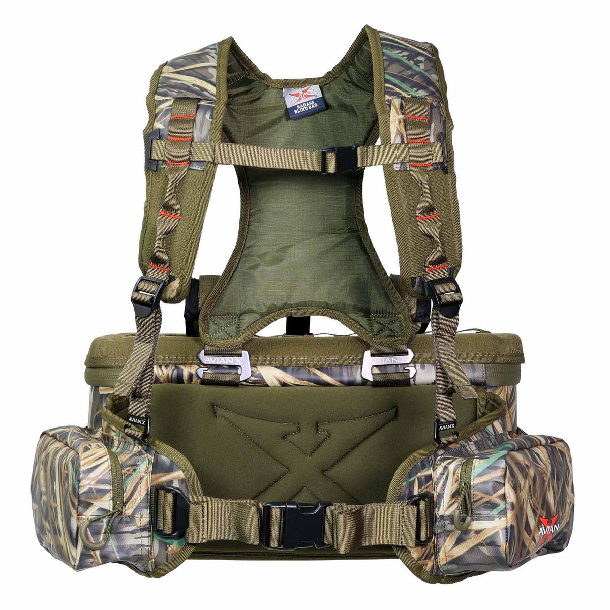 Back Image of the Avian-X Floating Lumbar Blind Bag.