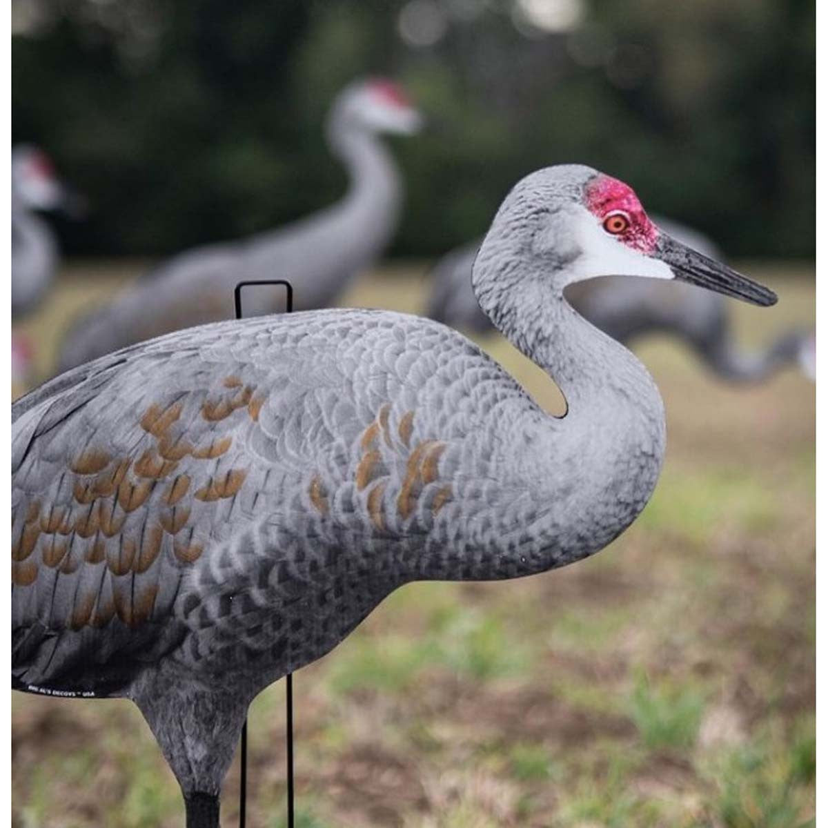 Detailed Image of the Big Al's Decoys Sandhill Crane Silhouette.