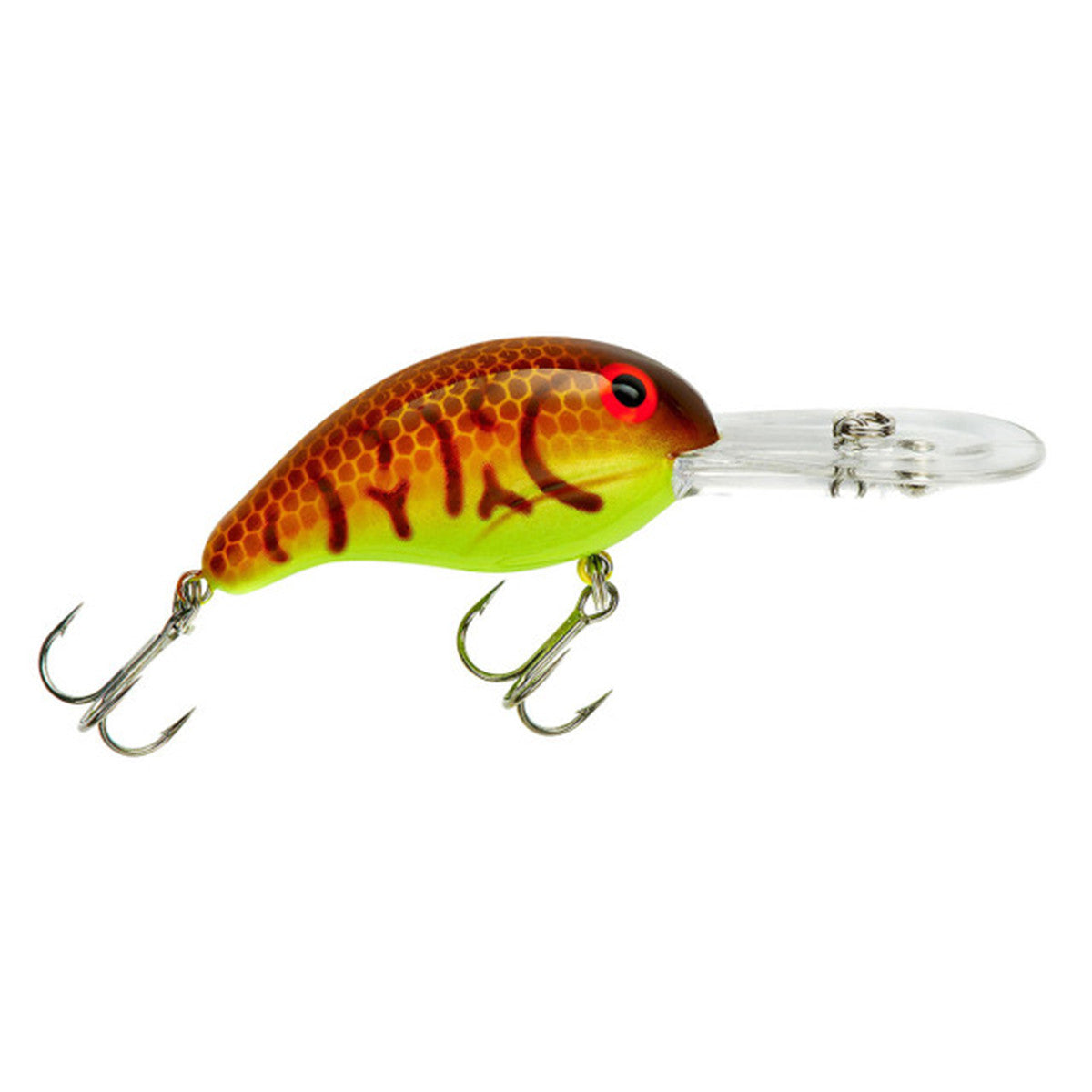 Bandit 300 Series Crankbait - Brown Craw Chart Belly