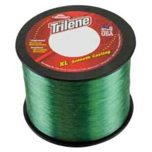 Trilene XL Monofilament Line Test 8 Lb Color Lo-Vis Green Size Small Bulk