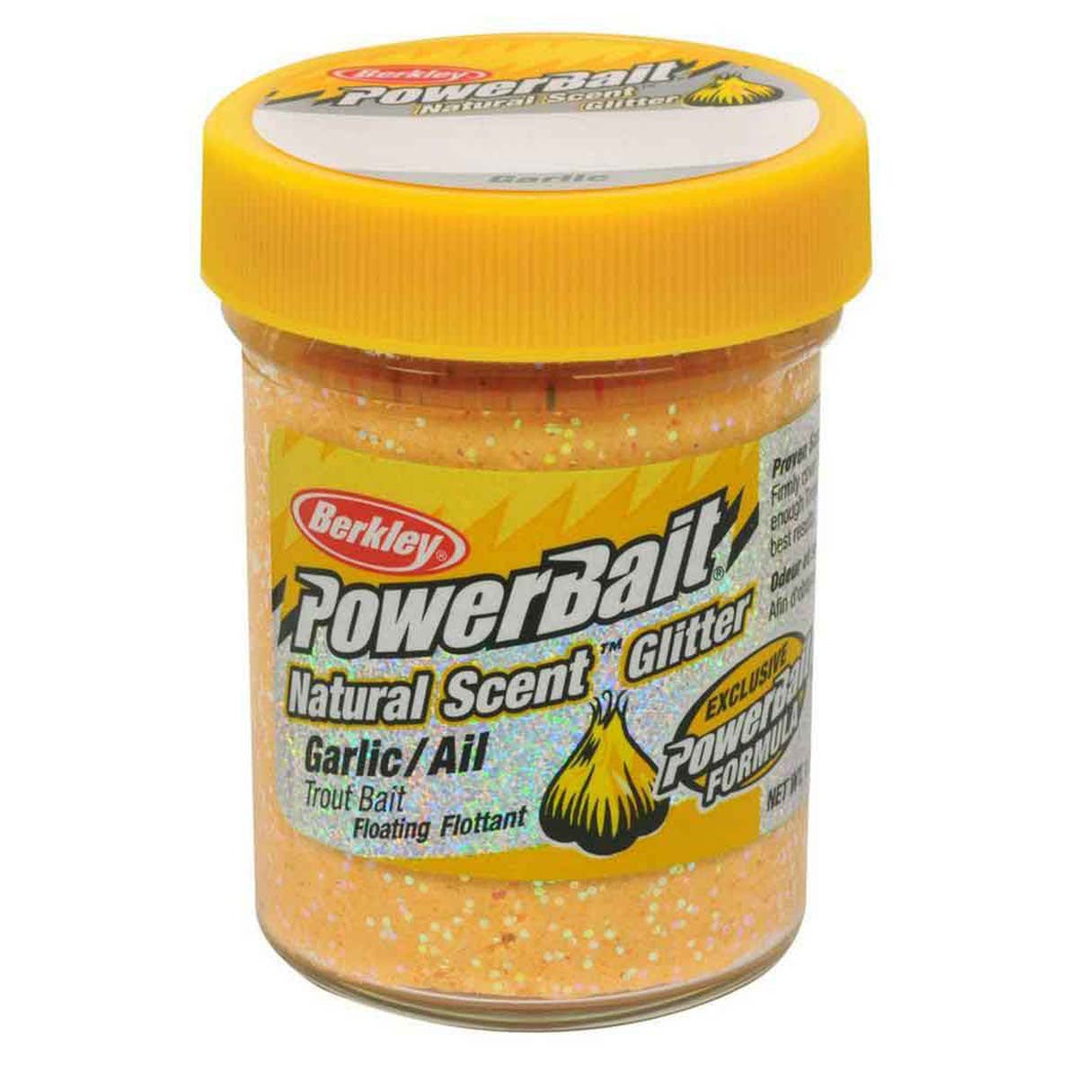 Berkley PowerBait Natural Glitter Trout Bait Image in Yellow