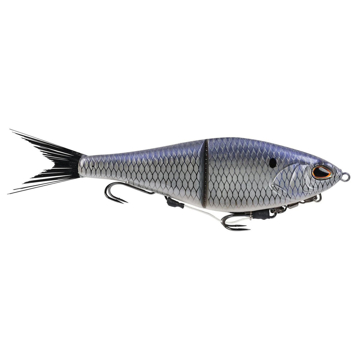 Berkley PowerBait Chop Block Glide Bait Image in Chrome Gizzard