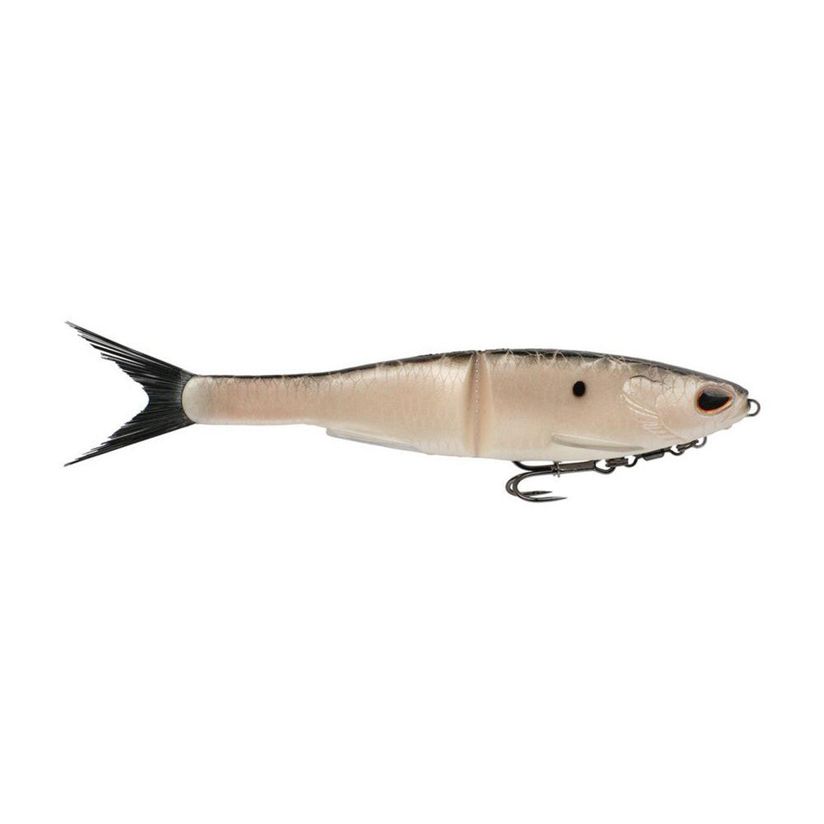 Berkley PowerBait Nessie Soft Glide Bait Image in Burnt Bone
