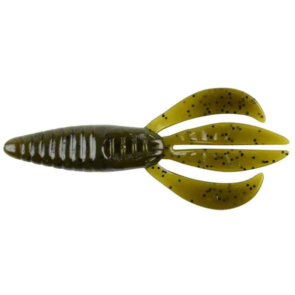 Image of the Berkley PowerBait Pit Boss Flipping and Pitching Bait in Green Pumpkin