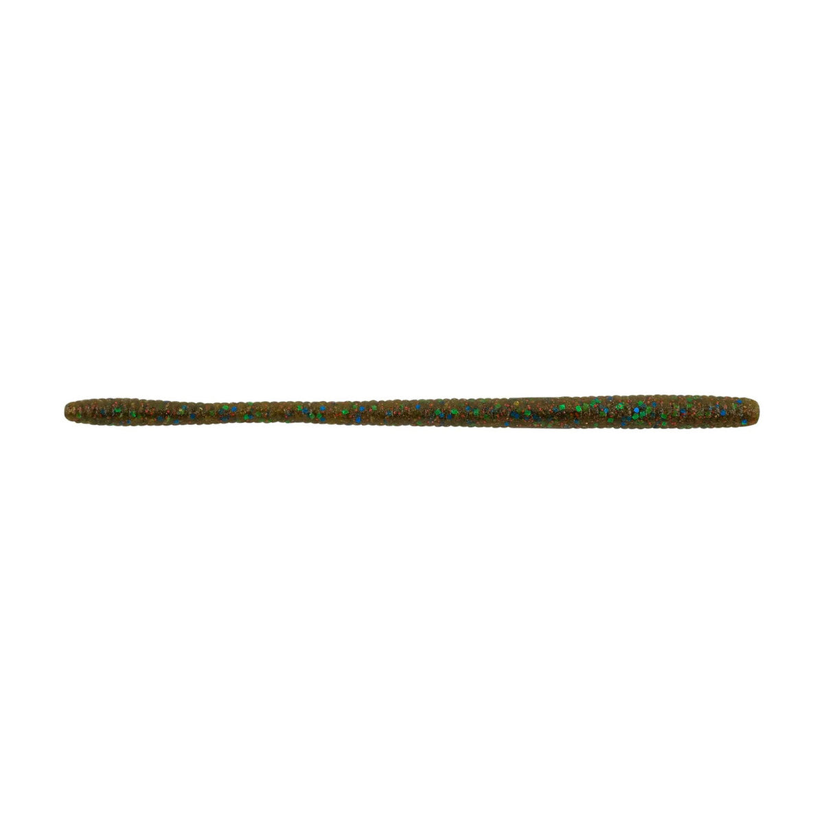 Berkley PowerBait MaxScent D-Worm 5.5", 10 Pack image in Green Pumpkin Candy Red
