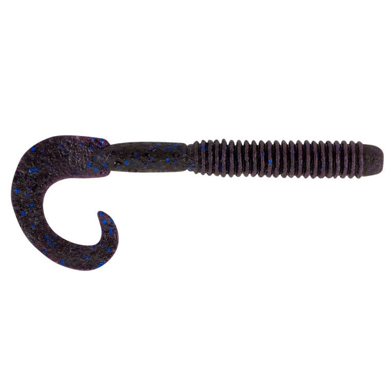 Image of the PowerBait MaxScent 6" Lunch Worm in Blue Fleck