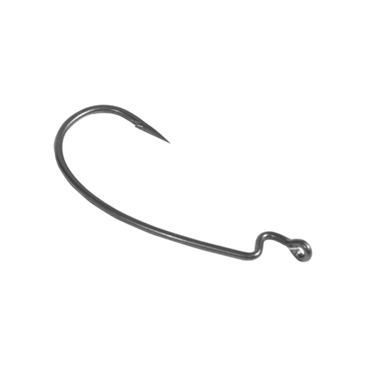 Side Image of the BKK Armor Point Offset Worm Wide-Gap HD Hook.