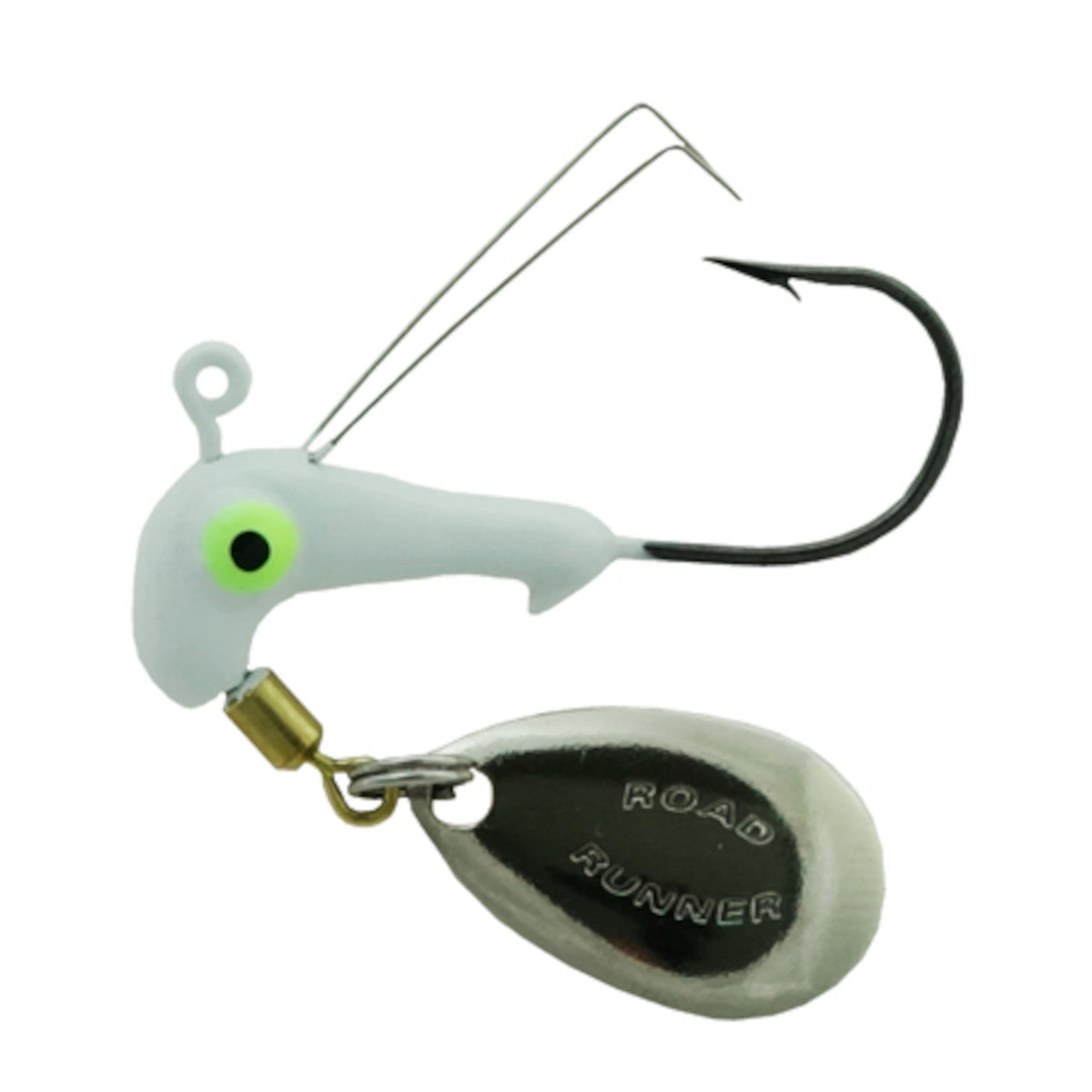 Image of the Barbed Weedless Head in White
