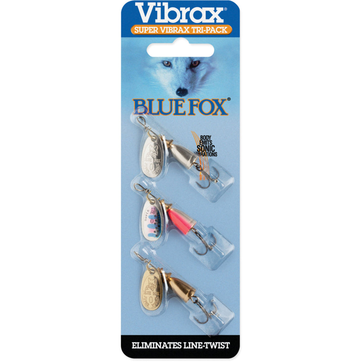Blue Fox Super Vibrax Tri Pack - 7/64 oz.