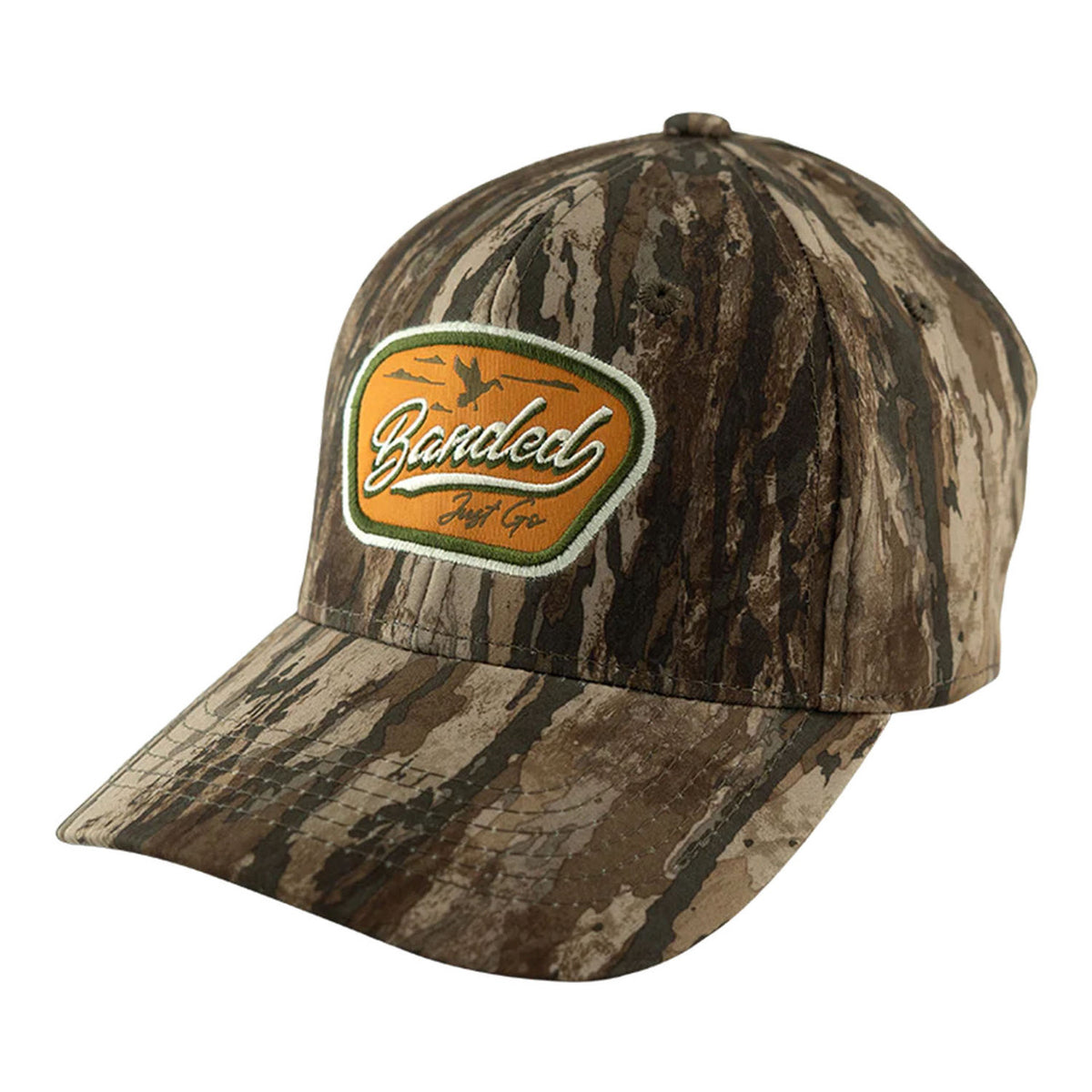 Banded Camo Cap Front Angled Image