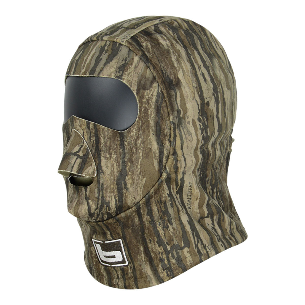 Banded Deluxe UFS Fleece Face Mask Side Image in Realtree Legacy