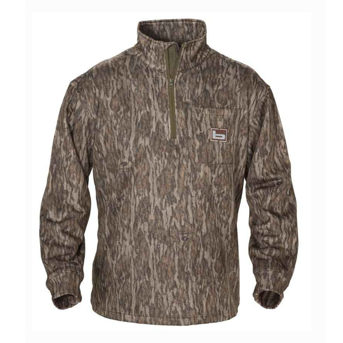 Banded TEC Fleece 1/4 Zip Pullover Image in Mossy Oak Bottomland