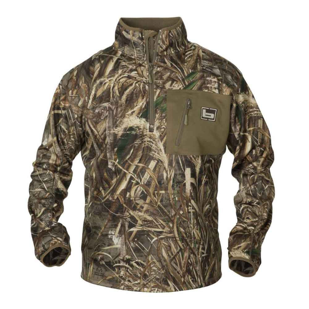 1/4 Zip Mid Layer Fleece Pullover