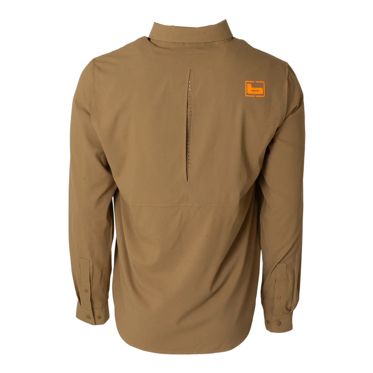 Banded Fieldstone Upland Long-Sleeve Shirt Back Image