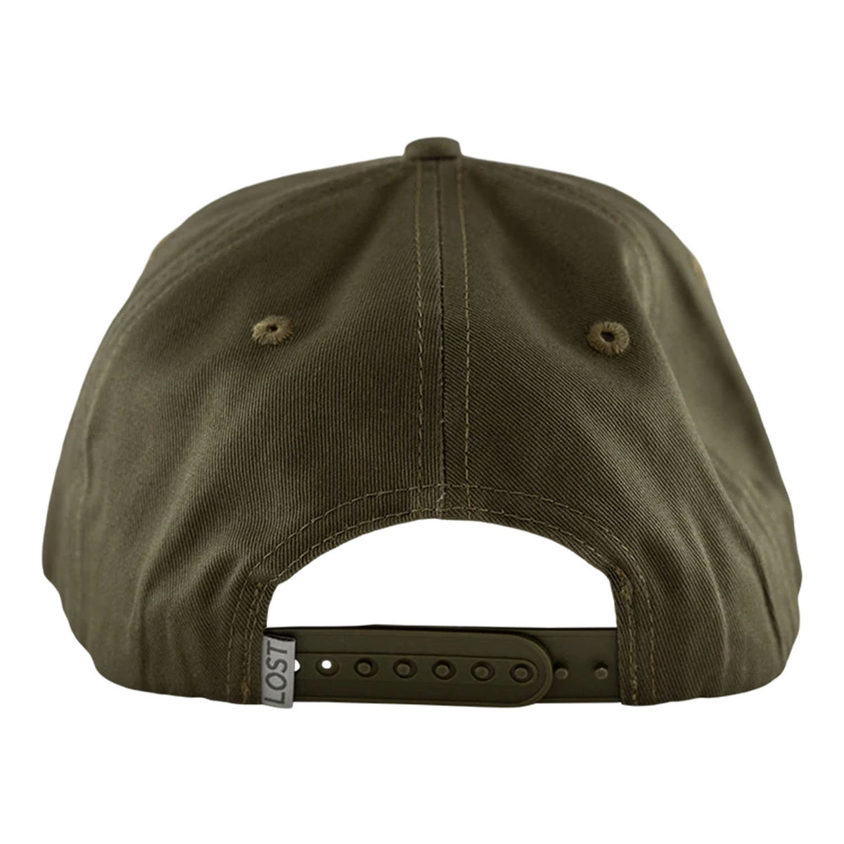 Back Image of the Banded LOST Goat Rope Arched Hunting Club Hat.