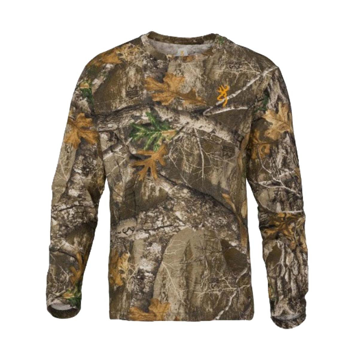 Browning Wasatch Long Sleeve T-Shirt, Realtree Edge