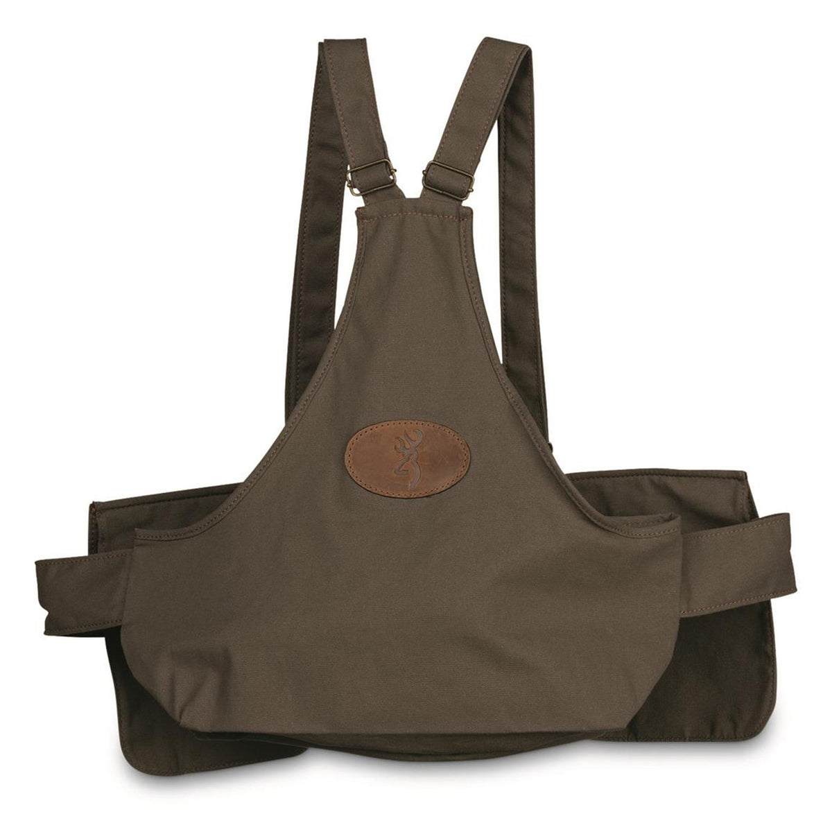 Back Image of the Browning Upland Canvas Vest.