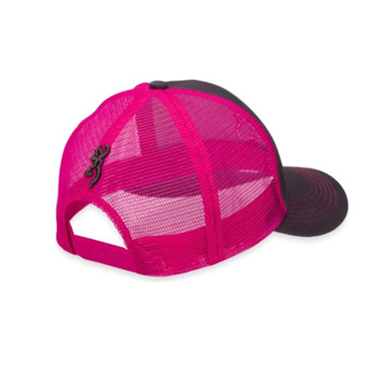Browning Women's Flashback Cap - Charcoal/Neon Pink