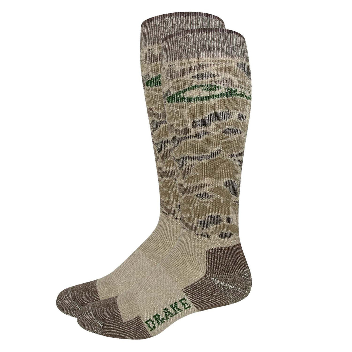 Drake Waterfowl Heavyweight Merino Old School Tall Boot Socks Image