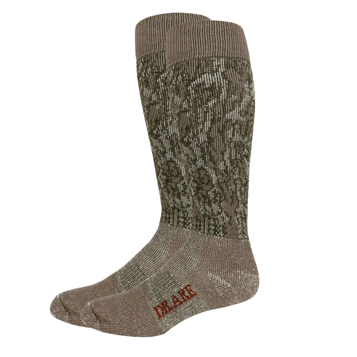 Drake Waterfowl Heavyweight Merino Mossy Oak Original Bottomland Tall Boot Socks Image