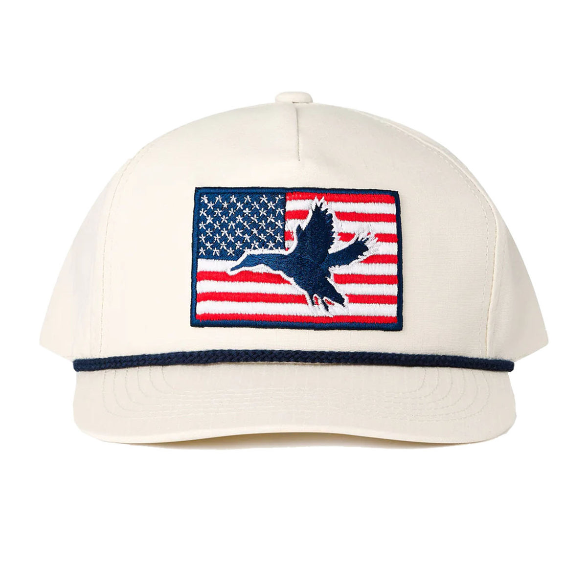 Burlebo American Flag Duck Cap, Putty Main Image