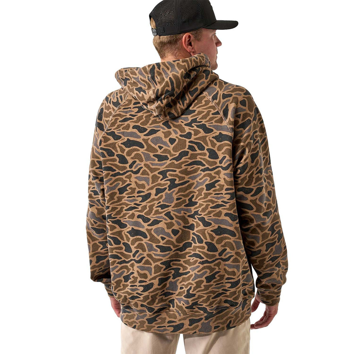 Burlebo Fleece Hoodie Gauge Camo back image