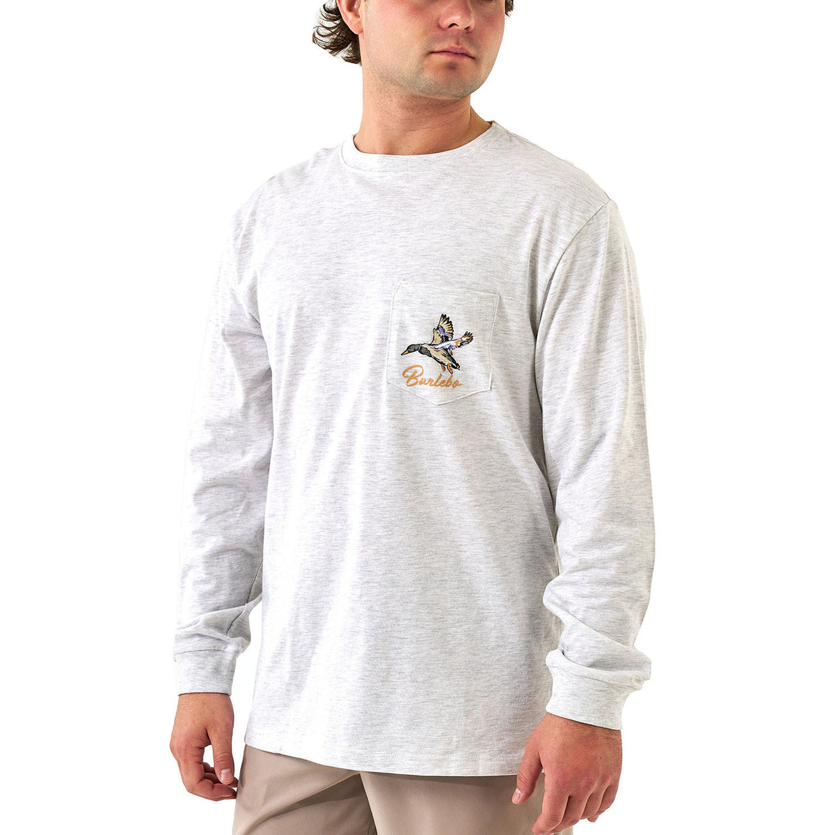 Burlebo Pintail Triangle Duck Long-Sleeve Tee Front Image