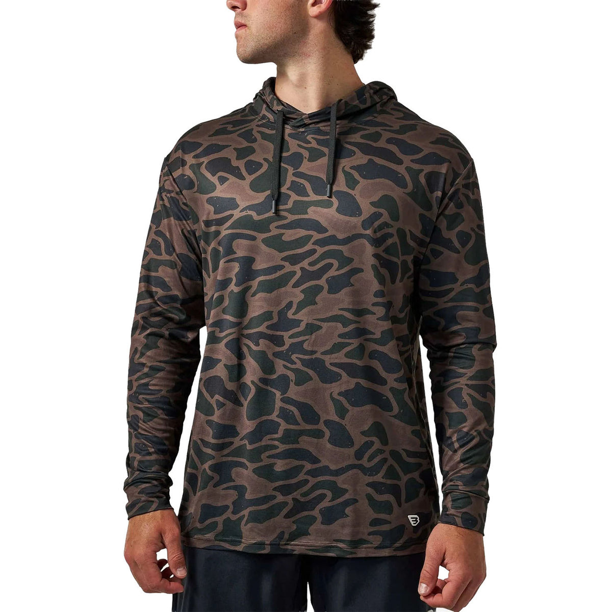 Image of the Burlebo Performance Hoodie in Bendita Camo