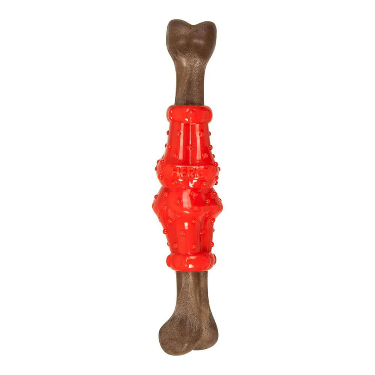 Hero Bonetics Noisy Joint Large Red Bacon Dog Bone Image