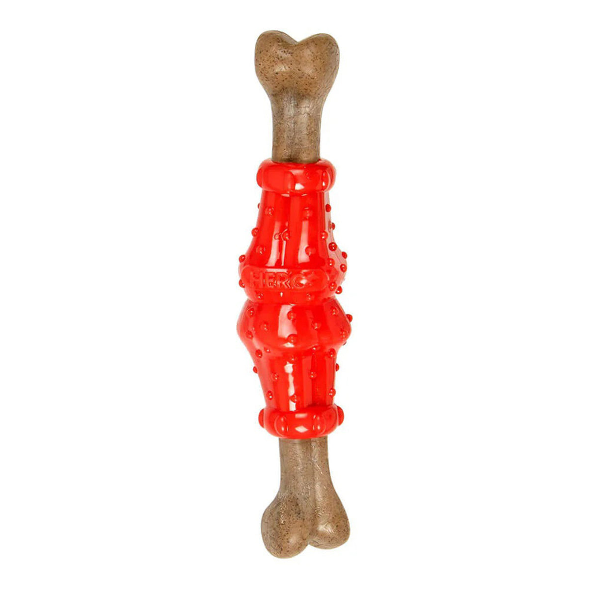 Hero Bonetics Noisy Joint Small Red Wood Dog Bone Image