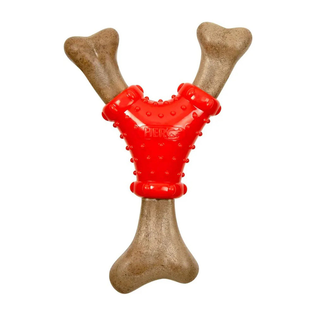 Hero Bonetics Noisy Joint Large Wishbone Dog Chew Product Image