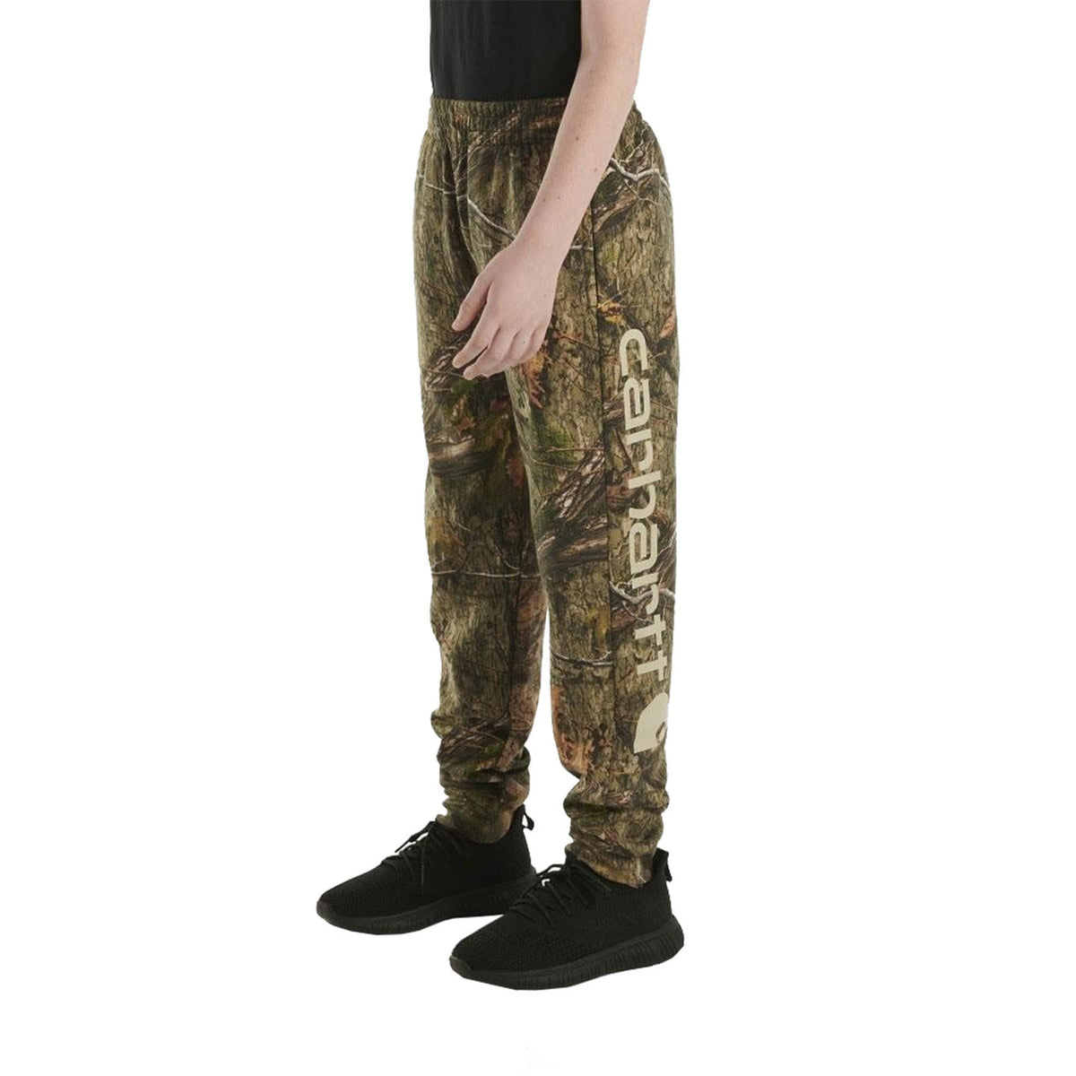 Carhartt Youth Fleece Camo Logo Sweatpant Side Image