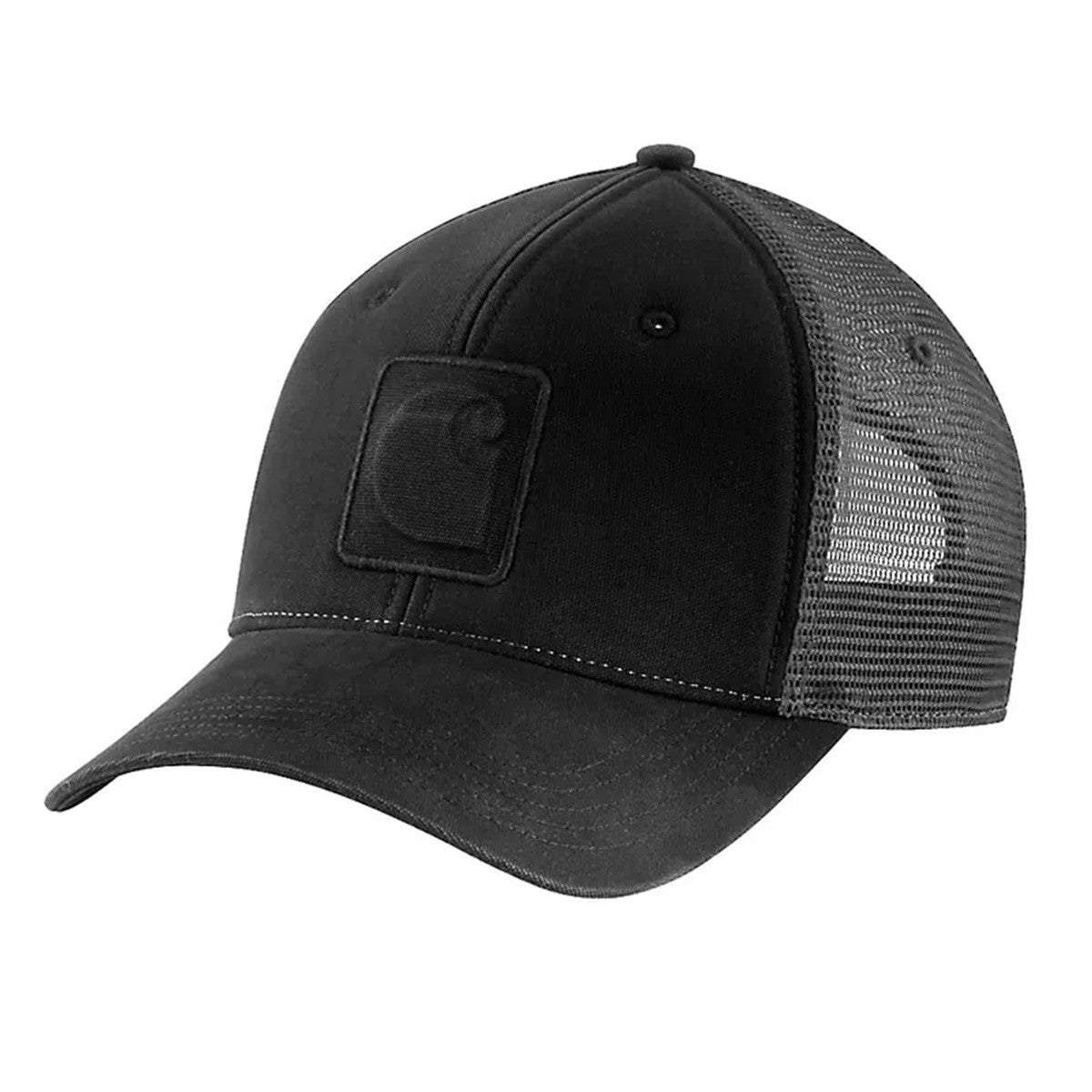 Carthartt Canvas Logo C Cap in Black Image