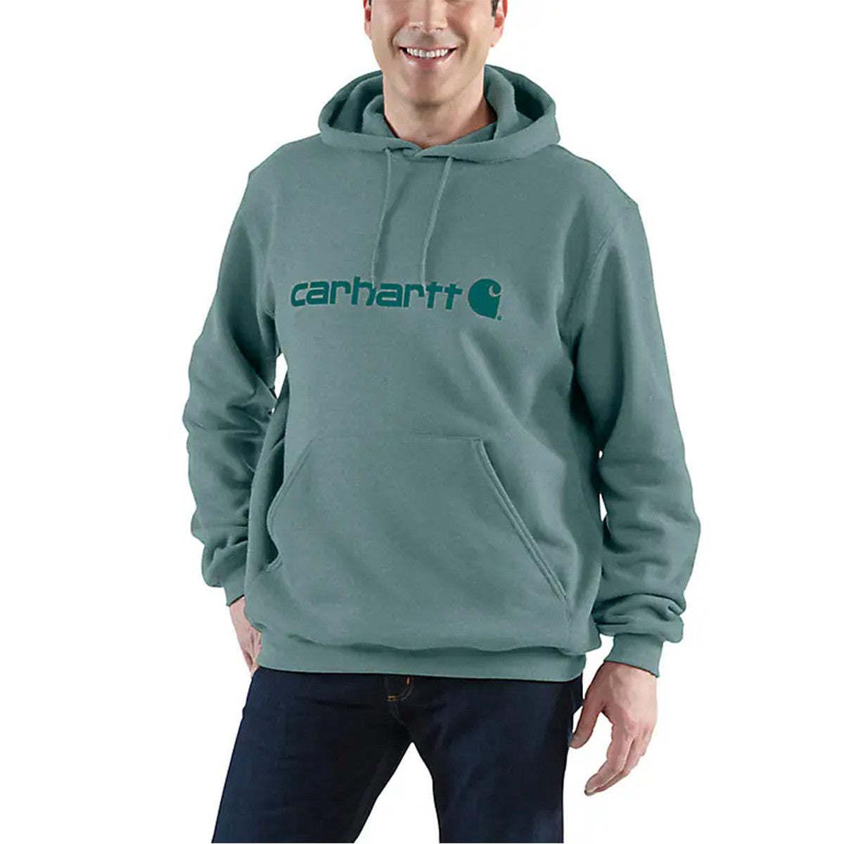 Carhartt Loose Fit Midweight Logo Graphic Sweatshirt Product Image