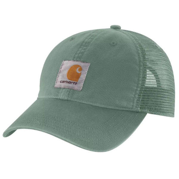 Carhartt Canvas Mesh Back Cap Image in Leaf Green