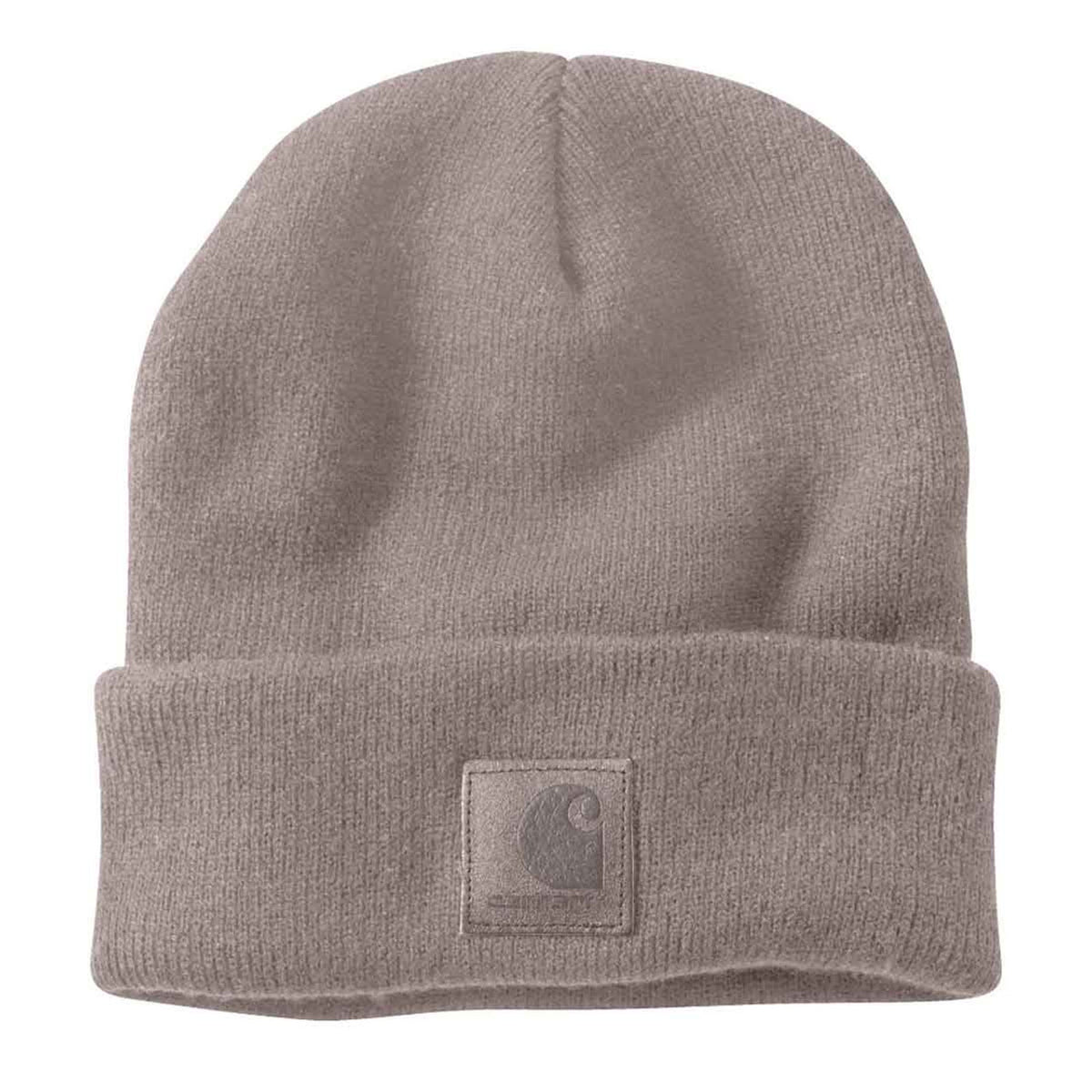 Carhartt Tonal Patch Beanie Image in Ash Violet