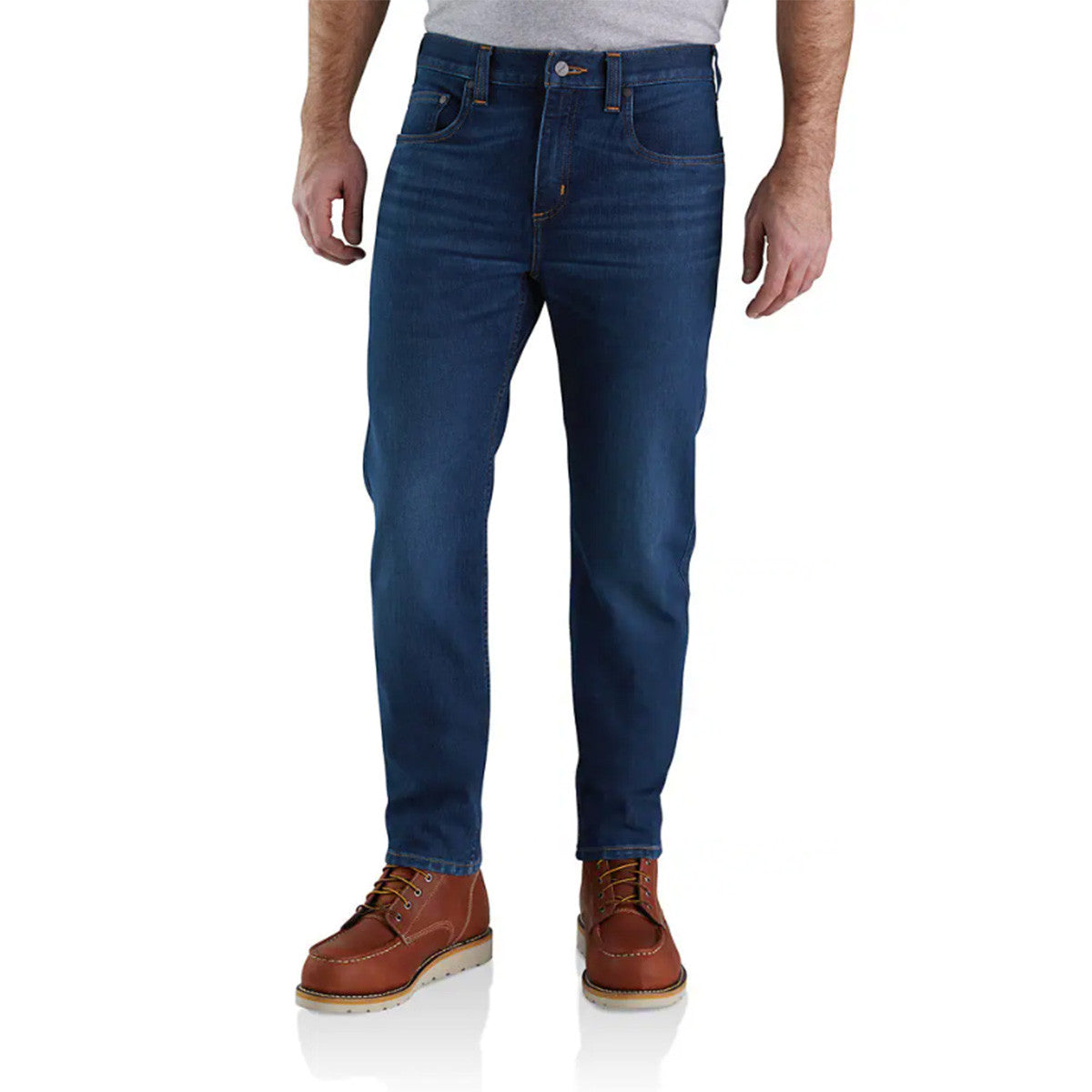 Carhartt Force Straight Fit Low Rise 5 Pocket Tapered Jean, Front View
