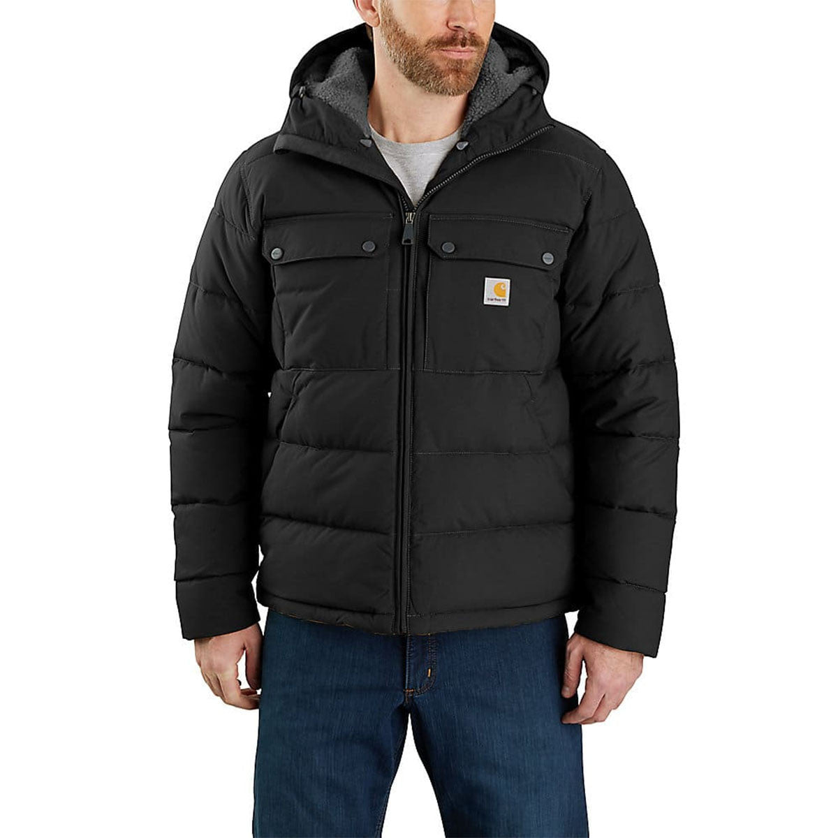 Carhartt Montana Loose Fit Insulated Jacket Image in Black