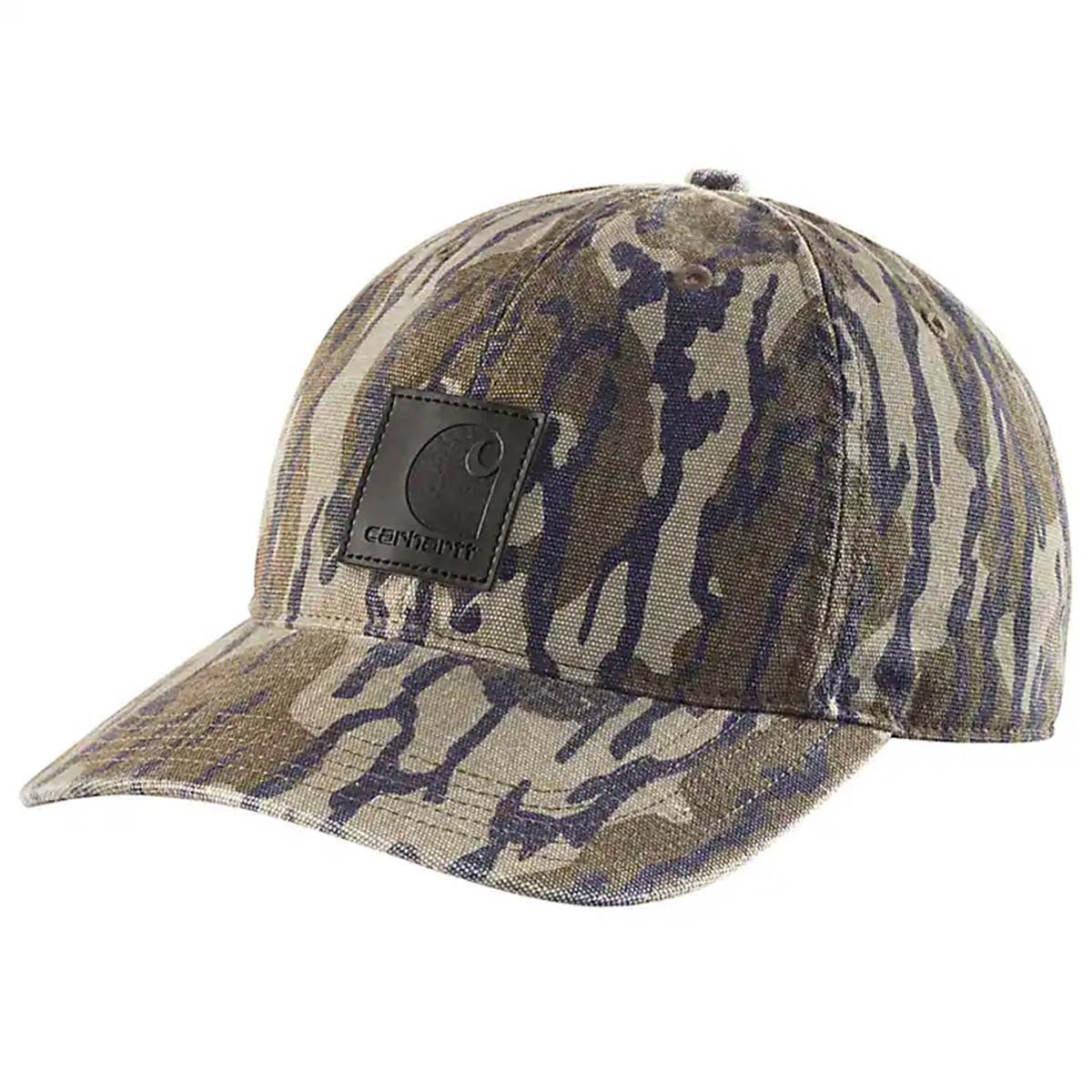 Carhartt Canvas Camo Cap - Mossy Oak Bottomland Camo