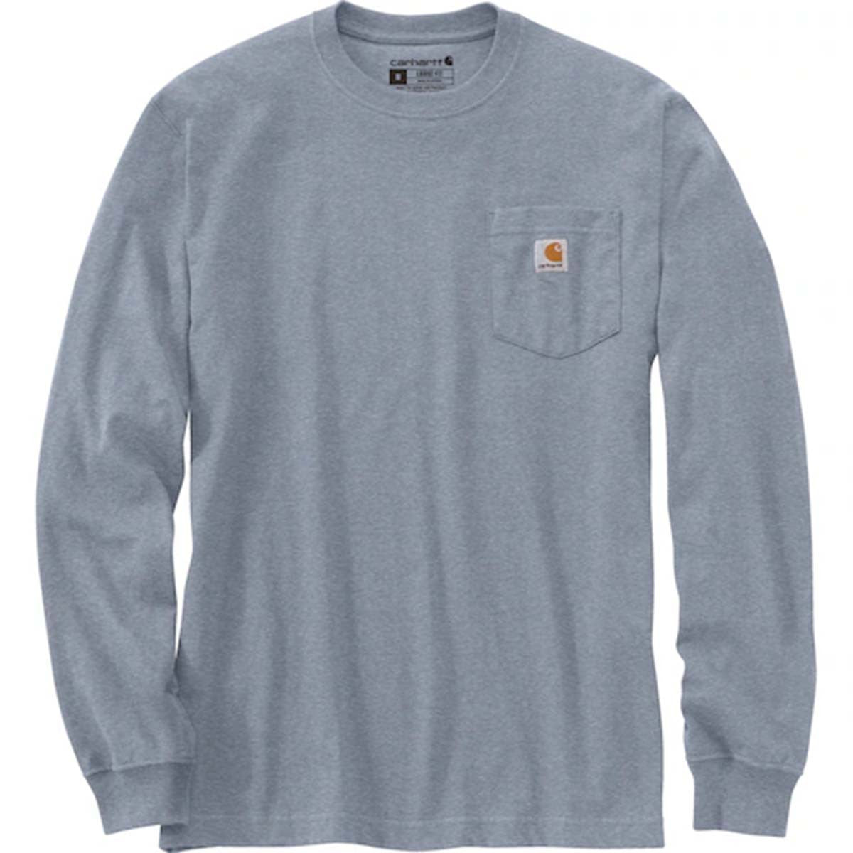 Carhartt Loose Fit Heavyweight Long Sleeve Pocket Graphic T-Shirt Front Image
