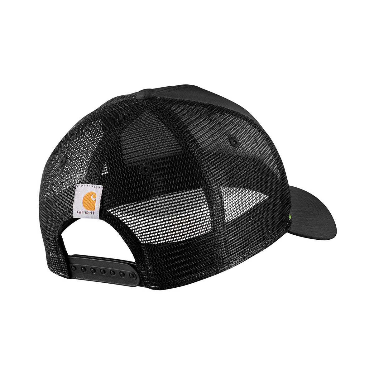 Carhartt Black Mesh-Back Cap Back Image