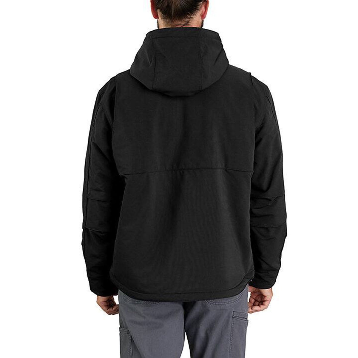 Carhartt Super Dux Full Swing Insulated Tech Jacket Back Image in Black