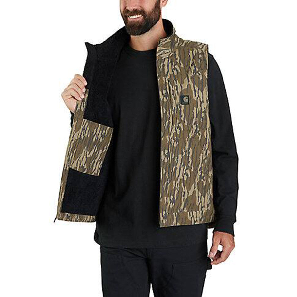 Carhartt Rugged Flex Duck Loose Fit Sherpa-Lined Vest Inside Image