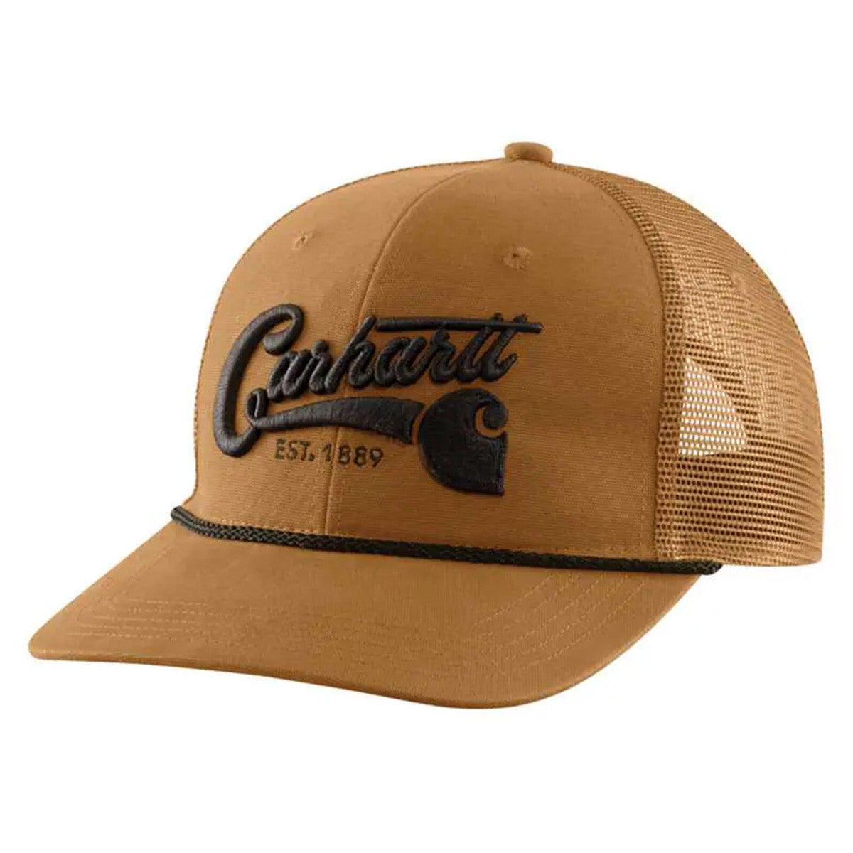 Carhartt Canvas Mesh-Back Script Cap Front Image