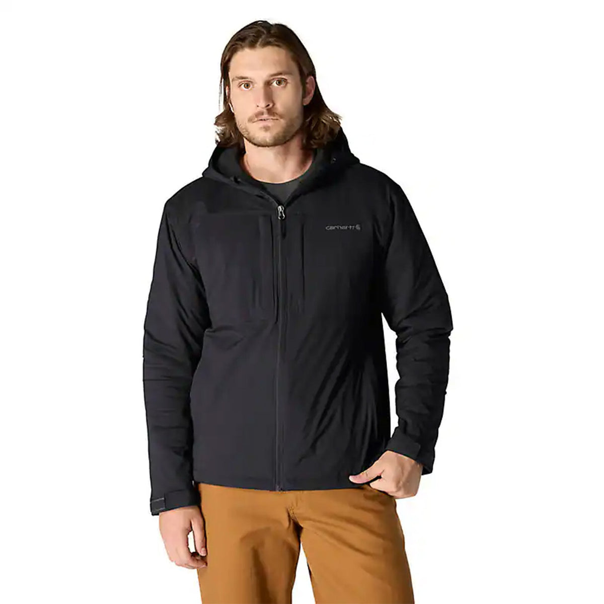 Carhartt Rugged Flex Relaxed Fit Lightweight Stretch Insulated Jacket image in Black