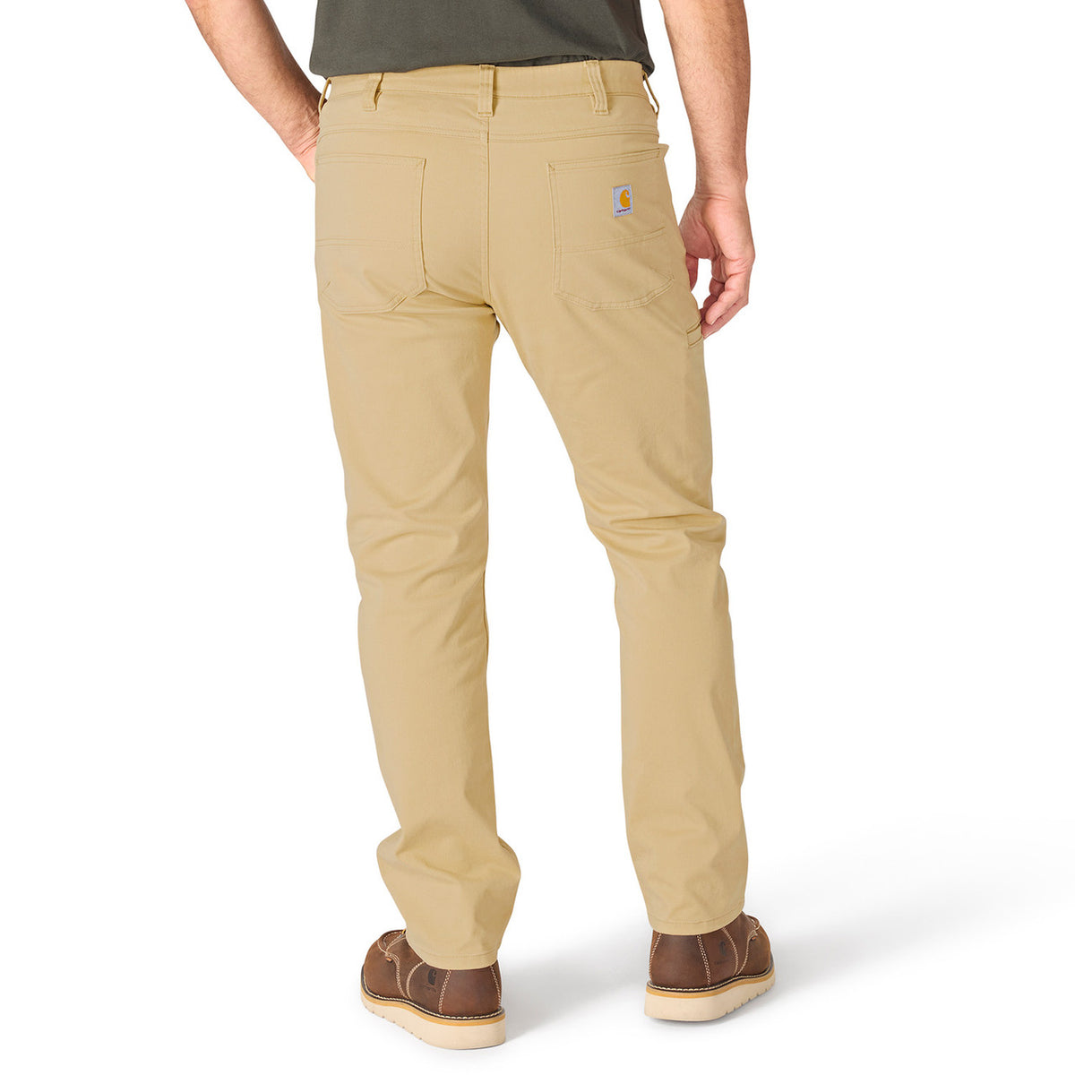 Back Model Image of the Carhartt Relaxed Straight Force Huron Pant.