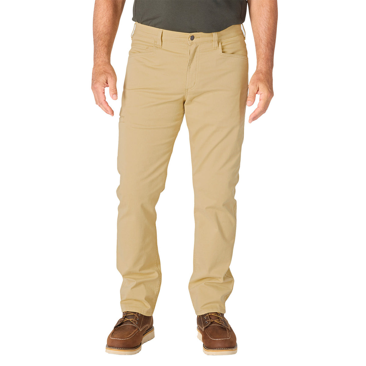 Front Model Image of the Carhartt Relaxed Straight Force Huron Pant.