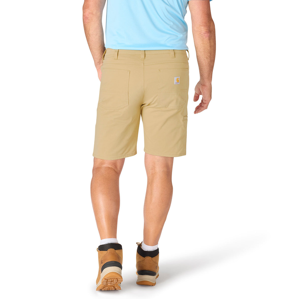 Back Model Image of the Carhartt Relaxed 9" Force Huron Short.