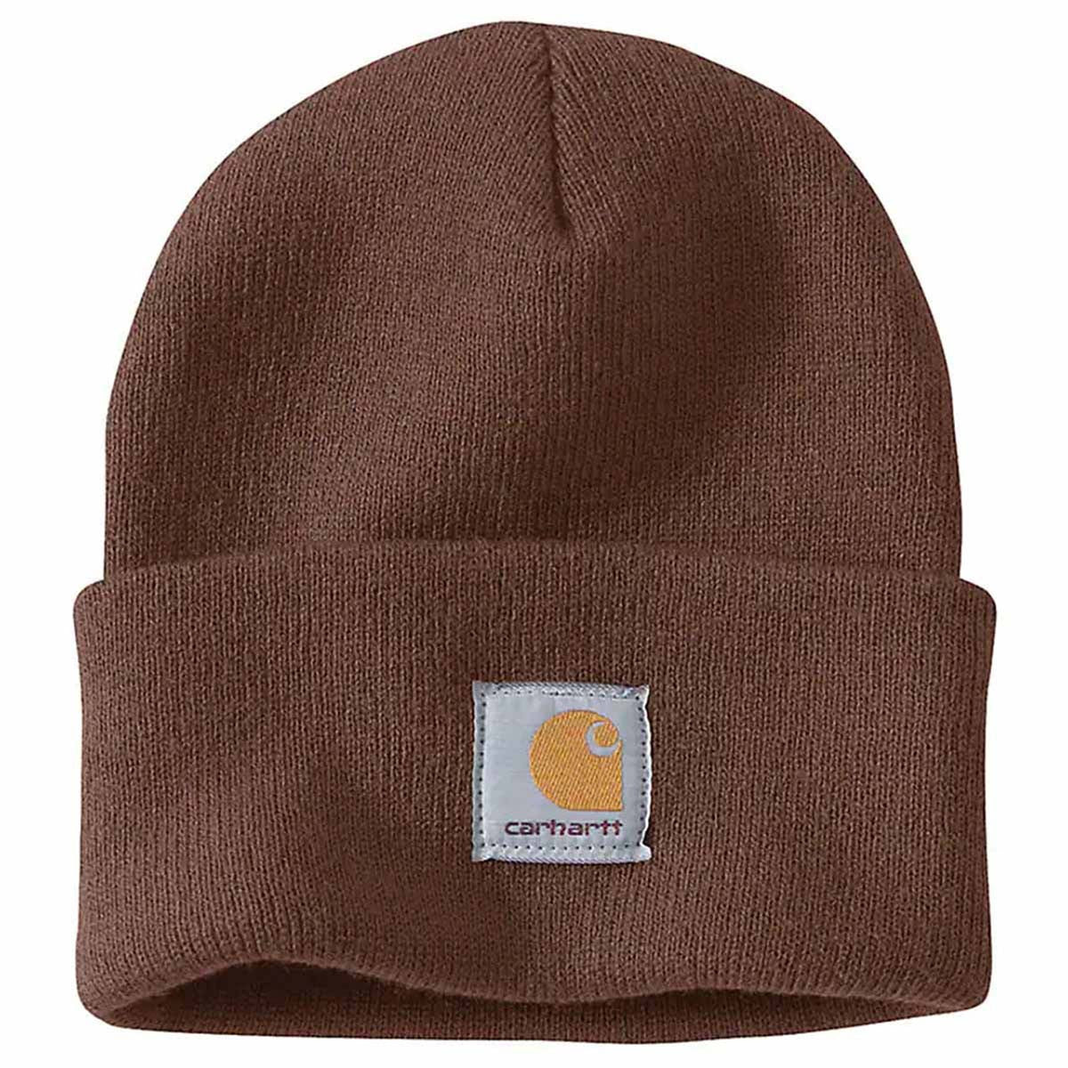 Carhartt Knit Cuffed Beanie Image in Mocha